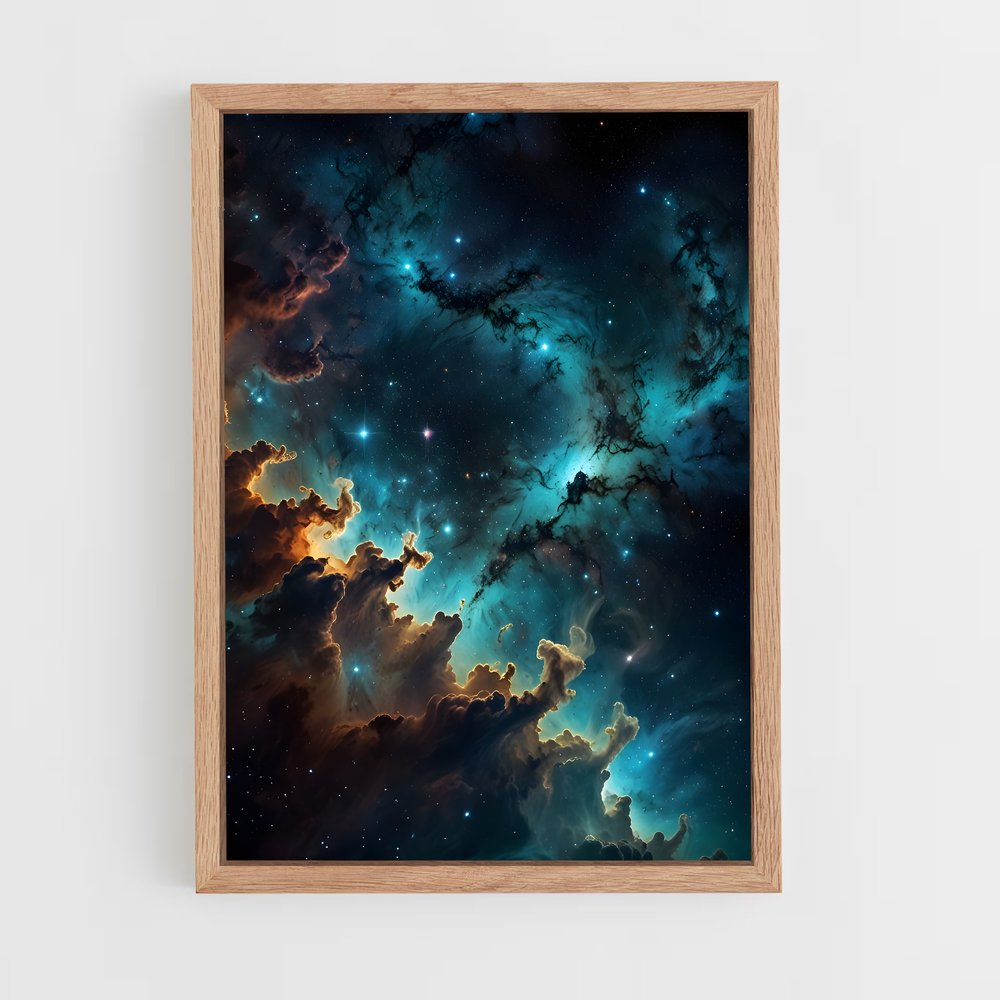 Poster Étoiles en Éclosion – affiche Nébuleuses (vue 4)